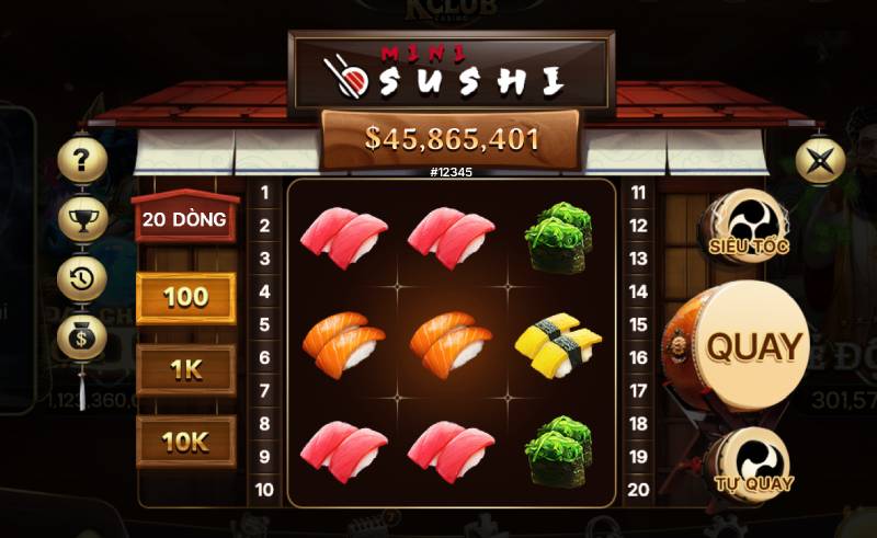 Cách chơi Mini Sushi KClub